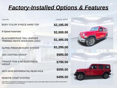 2018 Jeep Wrangler Unlimited Sahara 4x4