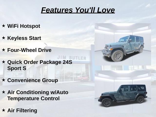 2024 Jeep Wrangler 4-Door Sport S 4x4