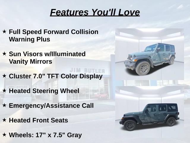 2024 Jeep Wrangler 4-Door Sport S 4x4