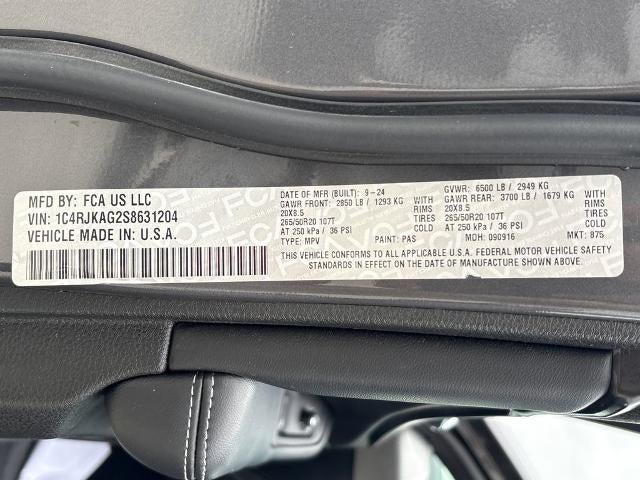 2025 Jeep Grand Cherokee L Altitude X 4x4