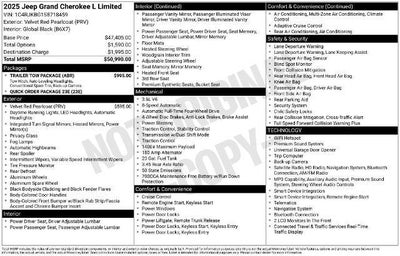 2025 Jeep Grand Cherokee L Limited