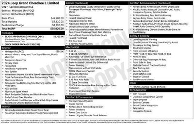 2024 Jeep Grand Cherokee L Limited 4x4