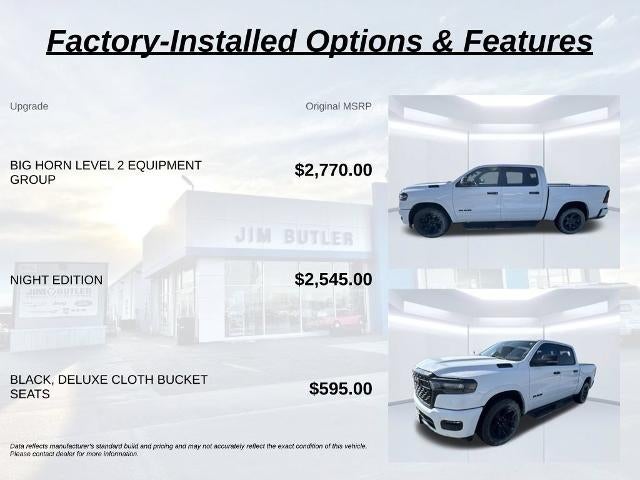 2025 RAM 1500 Big Horn Crew Cab 4x4 5'7" Box