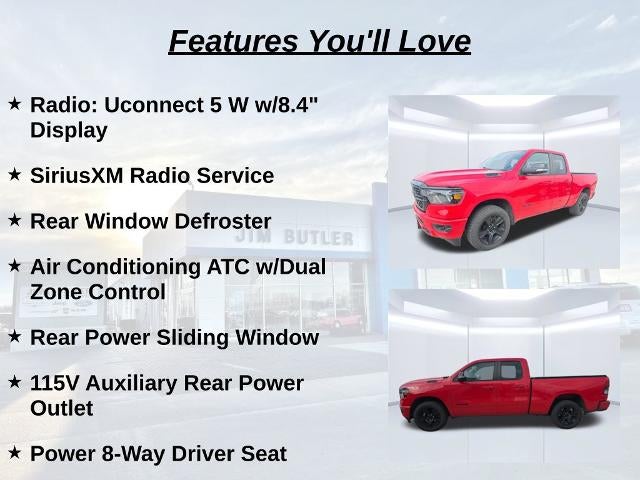 2022 RAM 1500 Big Horn Quad Cab 4x4 6'4" Box