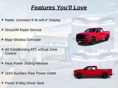 2022 RAM 1500 Big Horn Quad Cab 4x4 6'4" Box