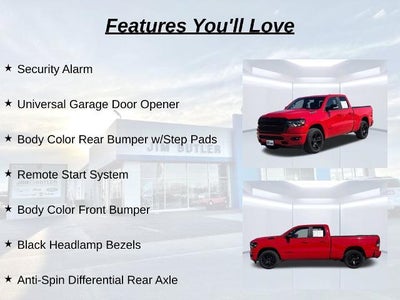 2022 RAM 1500 Big Horn Quad Cab 4x4 6'4" Box