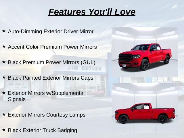 2022 RAM 1500 Big Horn Quad Cab 4x4 6'4" Box