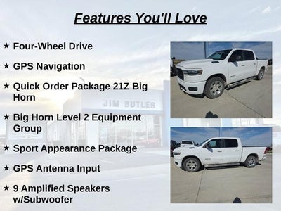 2025 RAM 1500 Big Horn Crew Cab 4x4 5'7" Box