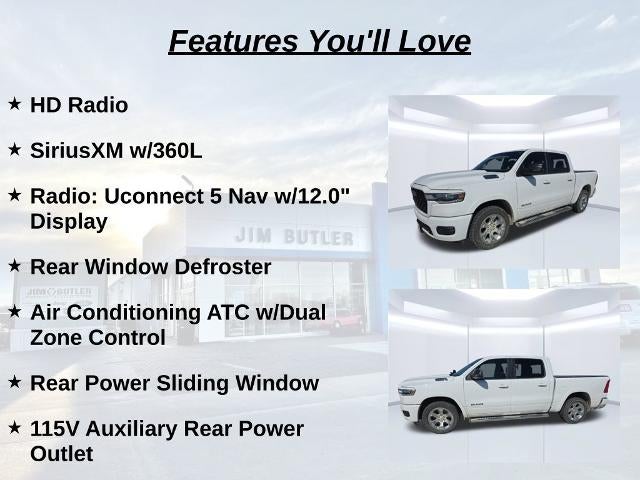 2025 RAM 1500 Big Horn Crew Cab 4x4 5'7" Box