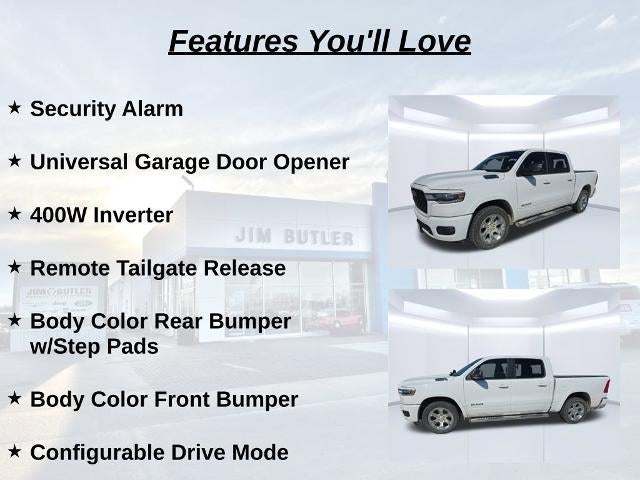2025 RAM 1500 Big Horn Crew Cab 4x4 5'7" Box