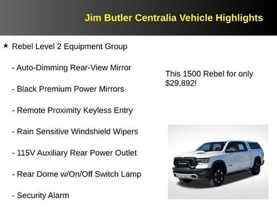 2020 RAM 1500 Rebel Crew Cab 4x4 5'7" Box