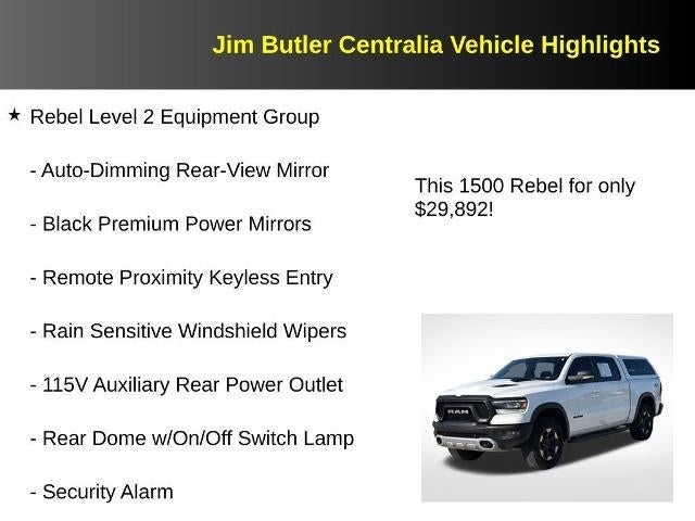 2020 RAM 1500 Rebel Crew Cab 4x4 5'7" Box