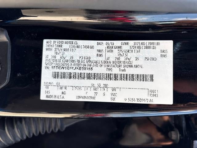 2018 Ford F-150 XLT