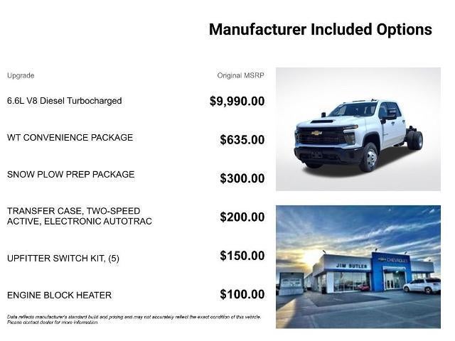 2026 Chevrolet Silverado 3500 HD Chassis Cab Work Truck