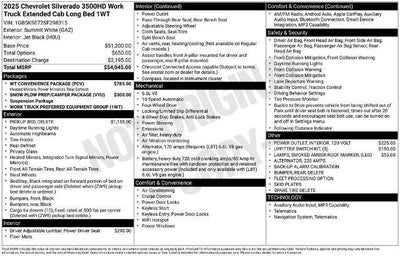 2025 Chevrolet Silverado 3500 HD WT