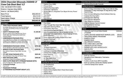2026 Chevrolet Silverado 2500 HD LT