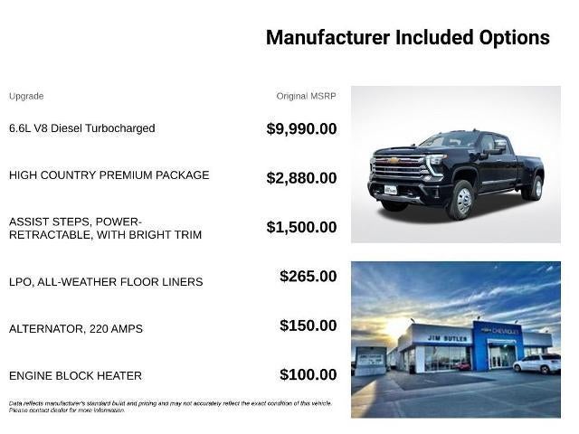 2026 Chevrolet Silverado 3500 HD High Country DRW