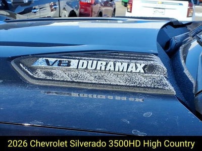 2026 Chevrolet Silverado 3500 HD High Country DRW