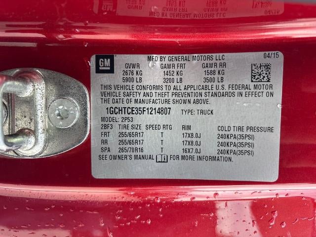 2015 Chevrolet Colorado 4WD Z71