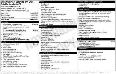 2026 Chevrolet Colorado Z71