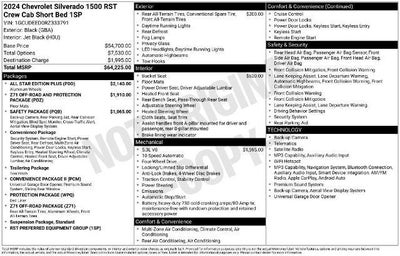 2024 Chevrolet Silverado 1500 RST