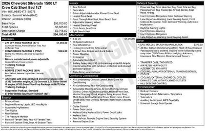 2026 Chevrolet Silverado 1500 LT