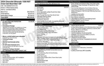 2026 Chevrolet Silverado 1500 RST