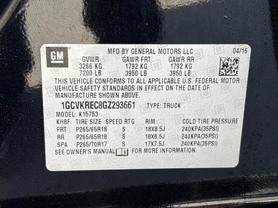 2016 Chevrolet Silverado 1500 LT