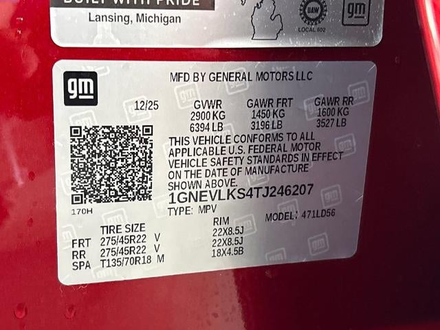 2026 Chevrolet Traverse RS