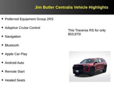 2026 Chevrolet Traverse RS