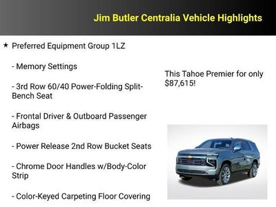 2026 Chevrolet Tahoe Premier