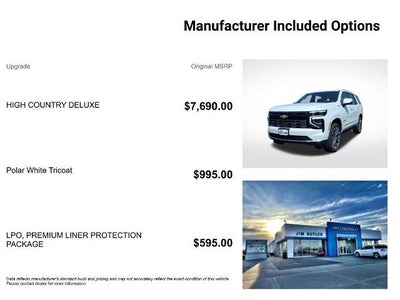 2026 Chevrolet Tahoe High Country