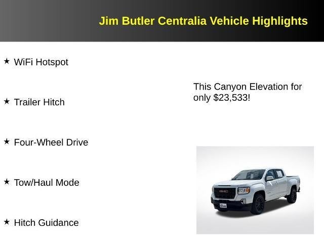 2022 GMC Canyon Elevation