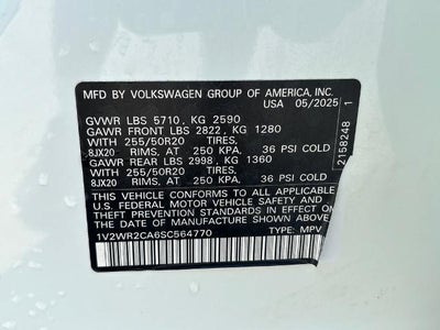 2025 Volkswagen Atlas 2.0T SE w/Technology