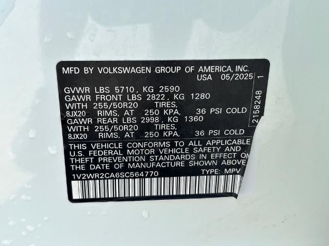 2025 Volkswagen Atlas 2.0T SE w/Technology