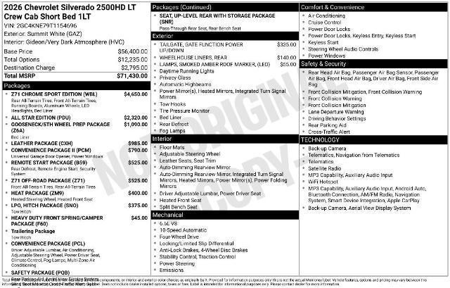 2026 Chevrolet Silverado 2500 HD LT