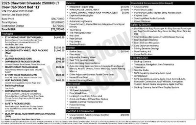 2026 Chevrolet Silverado 2500 HD LT