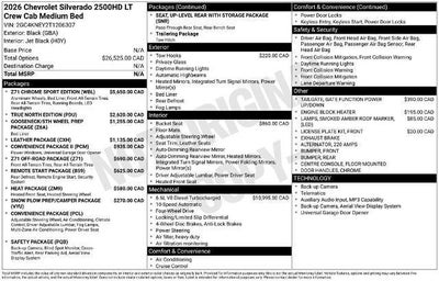 2026 Chevrolet Silverado 2500 HD LT
