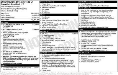 2026 Chevrolet Silverado 1500 LT