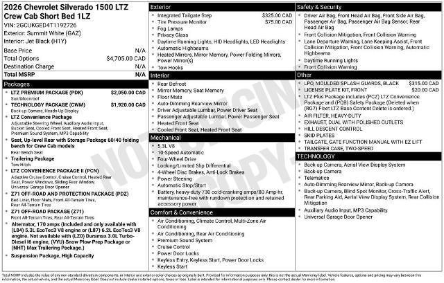 2026 Chevrolet Silverado 1500 LTZ