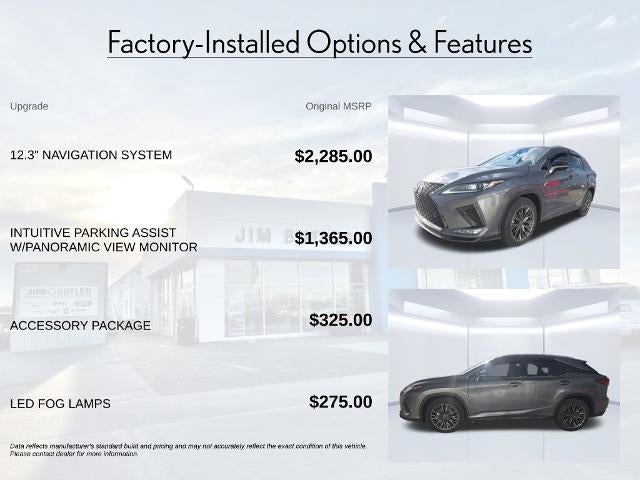 2022 Lexus RX 350 F SPORT Handling