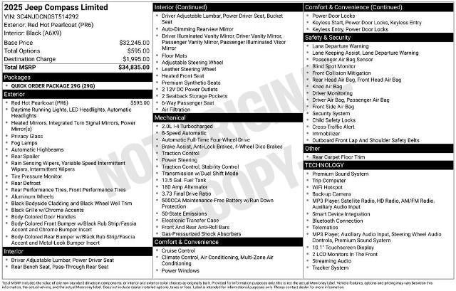 2025 Jeep Compass Limited