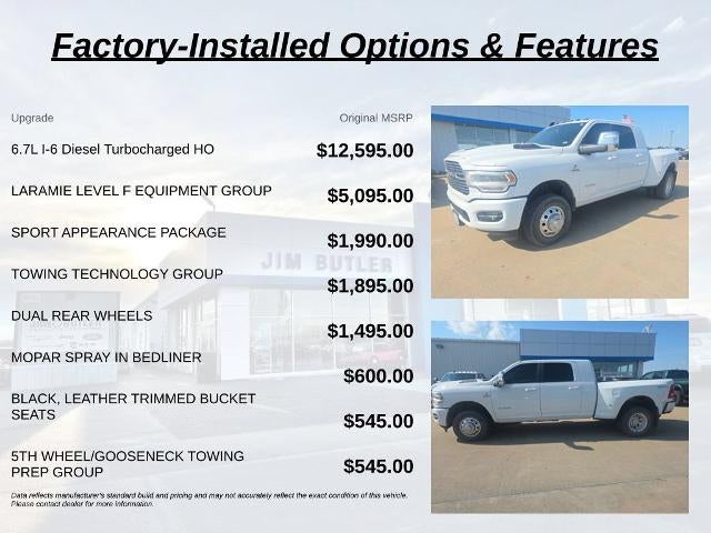 2023 RAM 3500 Laramie Mega Cab 4x4 6'4" Box