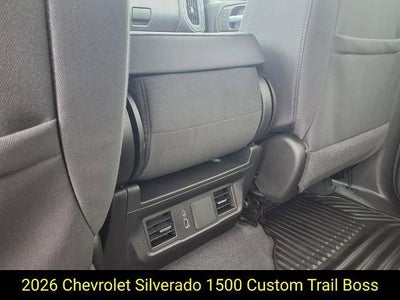 2026 Chevrolet Silverado 1500 Custom Trail Boss