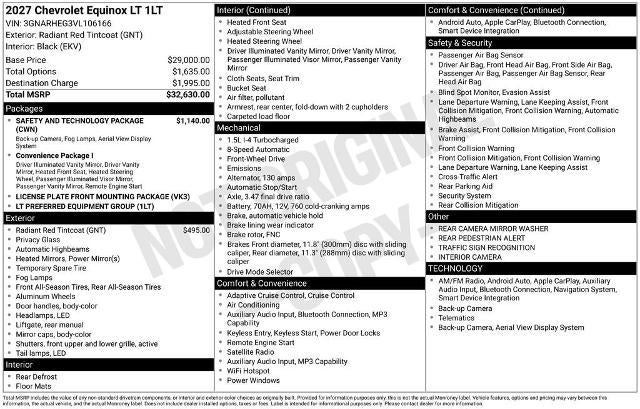 2027 Chevrolet Equinox LT