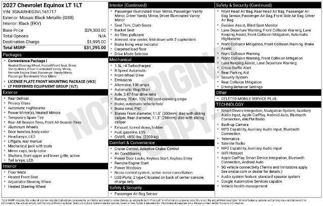 2027 Chevrolet Equinox LT