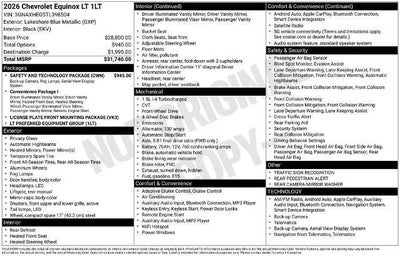 2026 Chevrolet Equinox LT