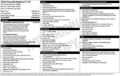2026 Chevrolet Equinox LT