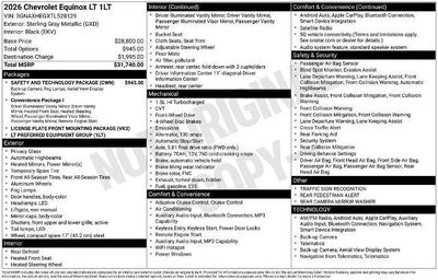 2026 Chevrolet Equinox LT