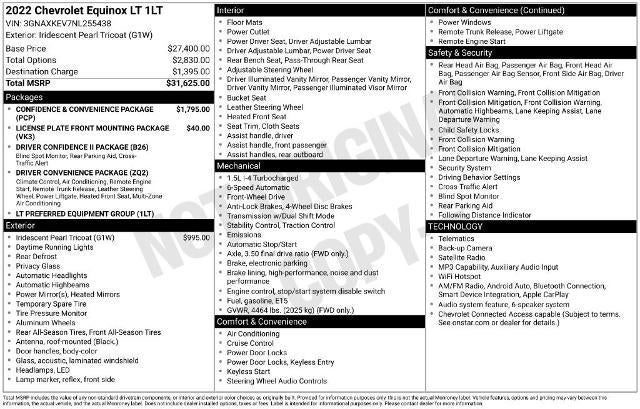 2022 Chevrolet Equinox LT